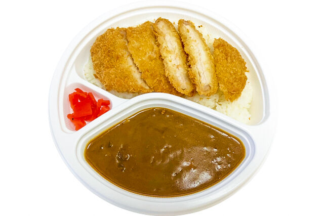 じっくり煮込んだカレーとトンカツ