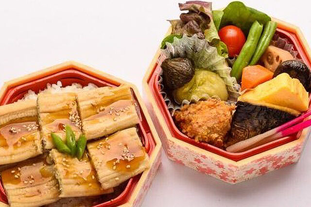 穴子彩り二段弁当