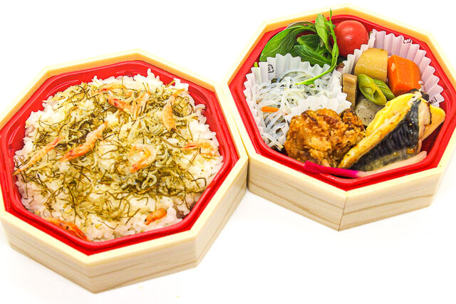 春の味覚 桜エビとじゃこ飯二段弁当