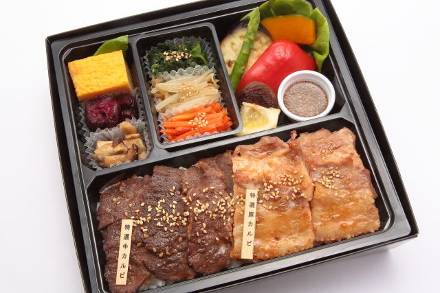 特撰牛カルビ＆豚バラ御膳