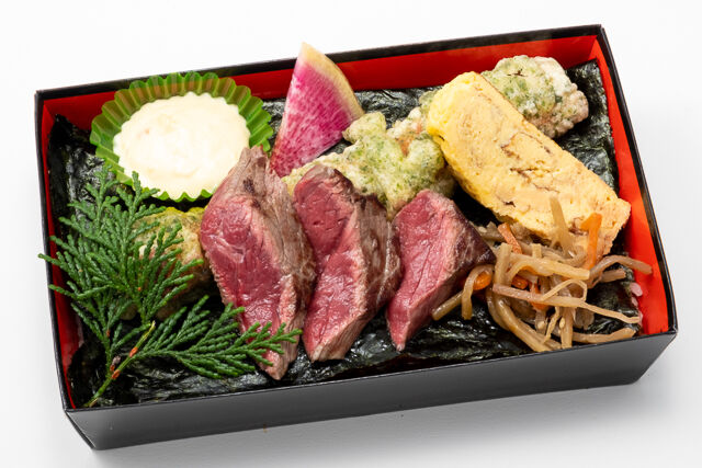 牛ステーキのり弁