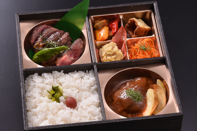 和牛ステーキ＆ハンバーグ弁当