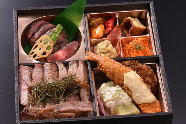 Wステーキ弁当