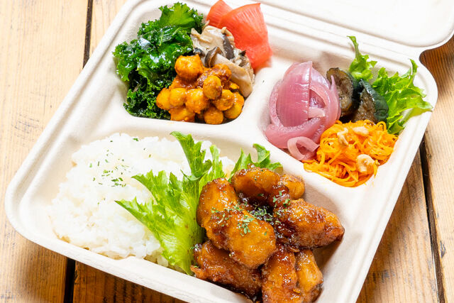 ヴィーガンミートの照り焼きBOX【Vegan TERIYAKI SoyMeat Box】