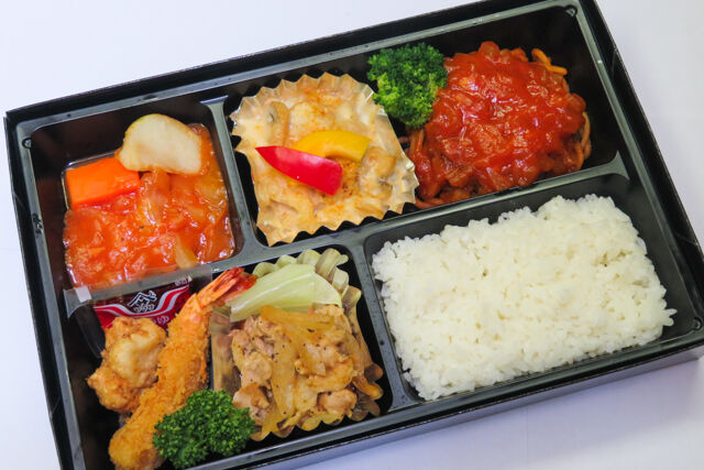 【お茶なし】古典洋食弁当・多彩なおかず味わい バーベキューソース