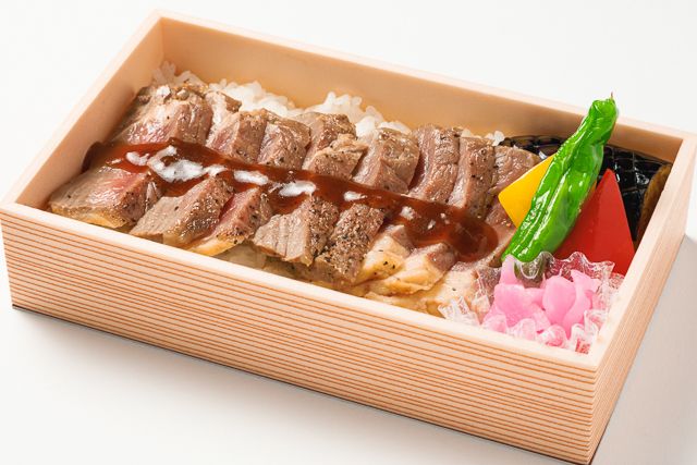 桂の牛ロースステーキ和膳