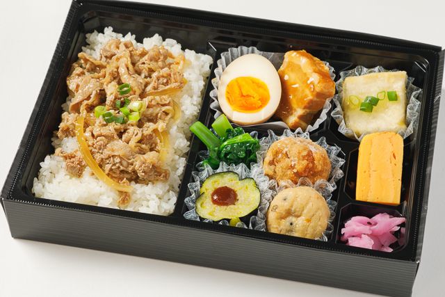 やわらか牛飯と豚の角煮御膳