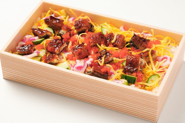 彩り鰻散らし御膳