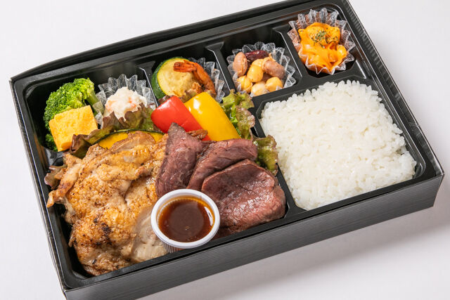 ブラックアンガスサーロインステーキ＆若鶏のグリル