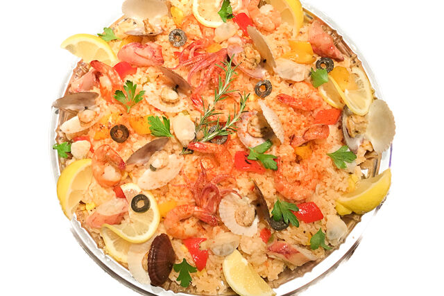 シーフードパエリアオードブル