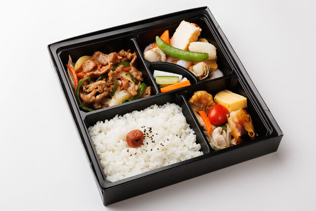 【ダブルメイン】青椒肉絲＆海鮮豆腐と野菜の塩だれ