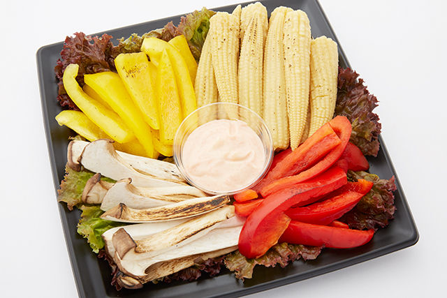 グリル野菜盛り合わせ ～明太マヨディップ添え～