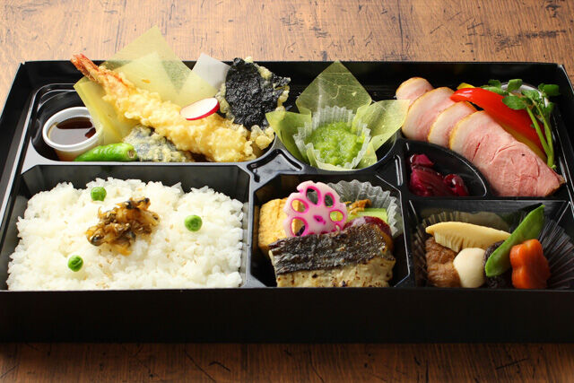 新 会席弁当・青葉～宮城野ローストポークとみやぎ食材の幕の内～