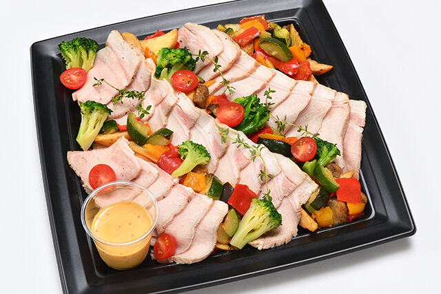 ローストポーク～粒マスタードソース～