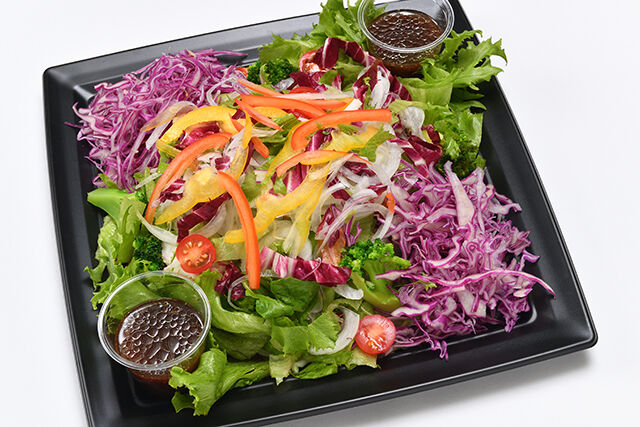 グリーンサラダ～ブラックオリーブ＆バルサミコドレッシング～