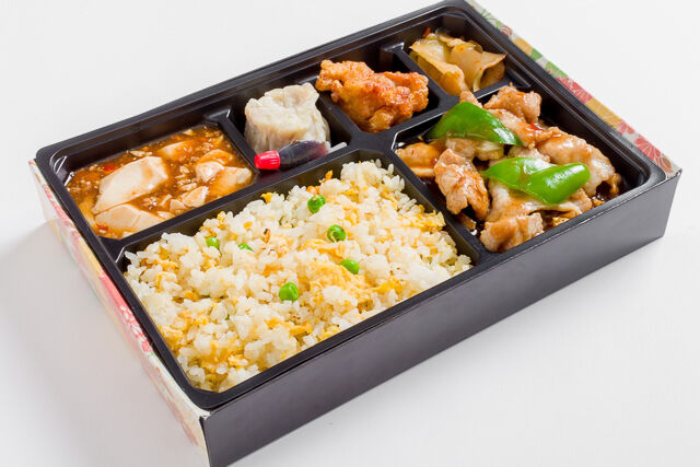 回鍋肉と麻婆豆腐弁当