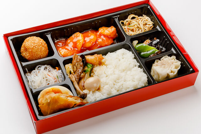 【中華御膳】海老チリと4種から選べるご飯