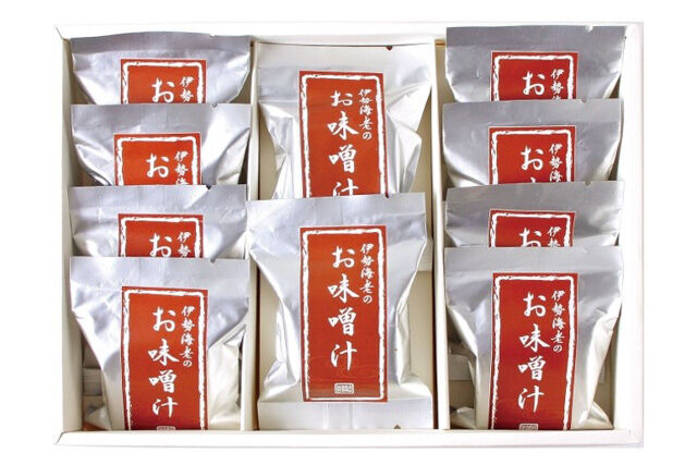 お土産用 伊勢海老のお味噌汁（10個入り・化粧箱入り）
