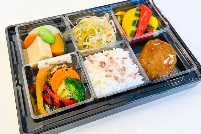 ヴィーガン弁当 豆腐ハンバーグ