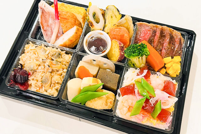 彩りステーキ御膳