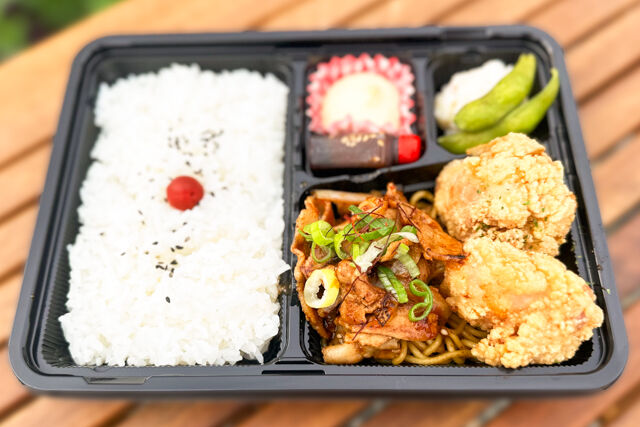 豚焼肉&唐揚げ(もも)弁当