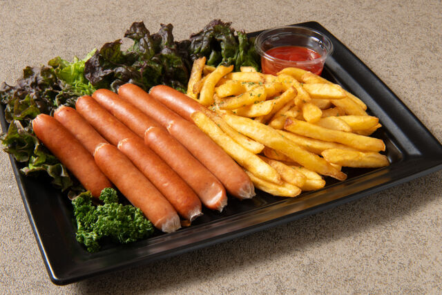 ポテトフライ×チョリソー