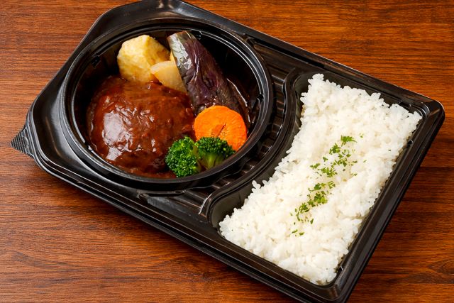 濃厚デミグラスハンバーグ