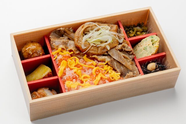 【熨斗対応可】【冬限定】蟹ちらし・あふそやの特製牛丼弁当