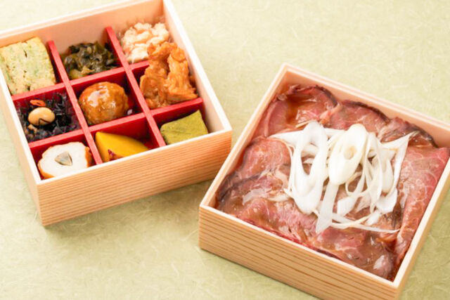 【熨斗対応可】ローストビーフと彩り9升の二段弁当