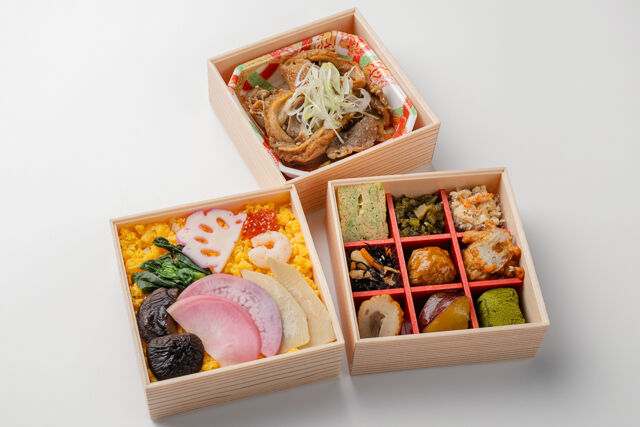 【熨斗対応可】野菜ちらし寿司と彩り9升の三段弁当