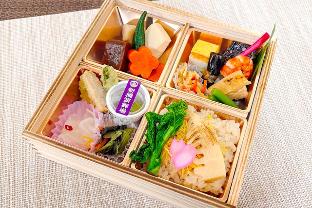 【熨斗対応可】期間限定（3月4月）演舞場幕の内 三輪～菜の花と筍の出汁茶飯膳～