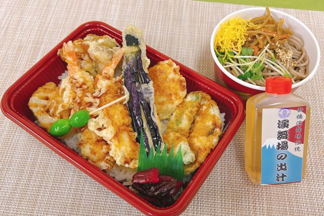 期間限定（10月～2月）演舞場の天重とちょいそば膳