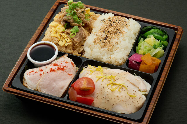 厳選ポークと和牛カルビ弁当