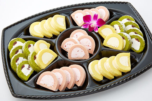 3種のロールケーキ