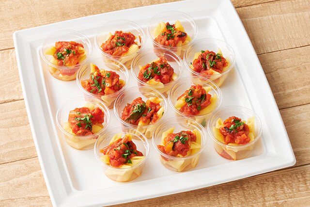 自家製生パスタ（ペンネ）～農園野菜たっぷりトマトのオルトラーナ～