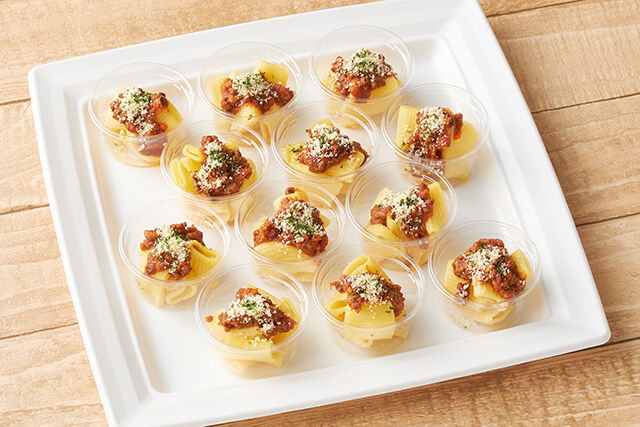 自家製生パスタ（リガトーニ）～ごろごろお肉のボロネーゼ～