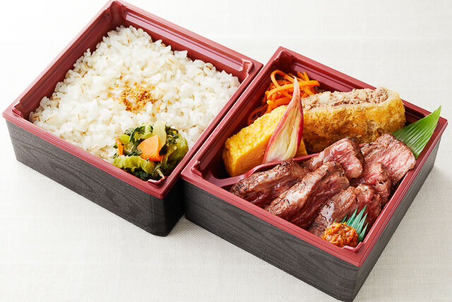せんりのおいしいハラミ二段御膳（90g）