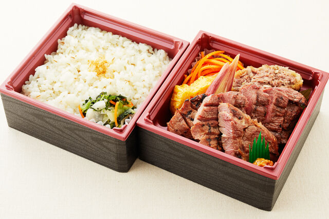 厚切り牛たん＆ハラミ2種の食べ比べ二段御膳