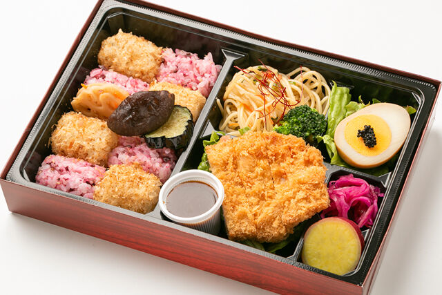 ひろひろやの箱弁 熟成豚とんかつと鰹ソース