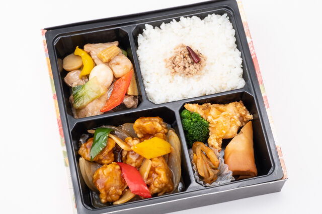 酢豚＆八宝菜特製弁当