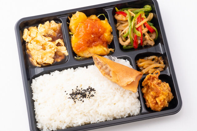 福三昧（点心付き）～エビチリ・チンジャオ・玉子餡～