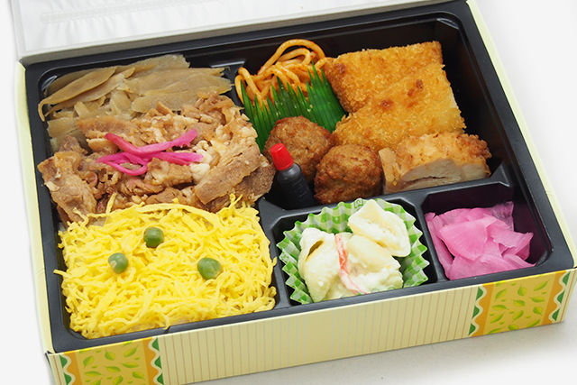 三色焼肉弁当