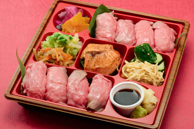 贅沢和牛炙り肉寿司御膳【肉寿司8貫】