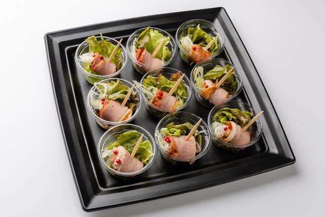 鴨ロースと焼きねぎピンチョス