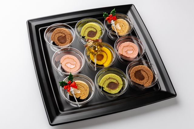 彩りロールケーキ