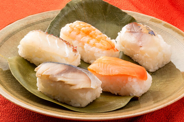 柿の葉寿司5種5個入