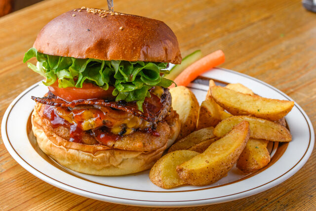 ウエスタンBBQバーガープレート