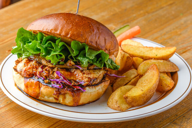 テリヤキチキンバーガープレート
