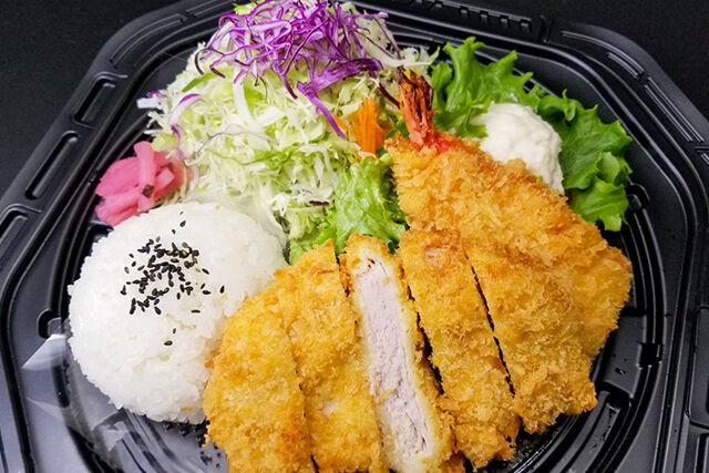 極上熟成重ねかつ＆海老ふりゃあ