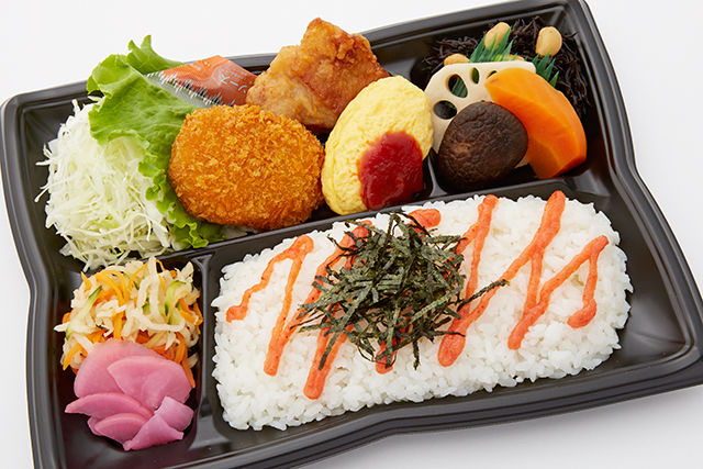 ピリ辛めんたい弁当